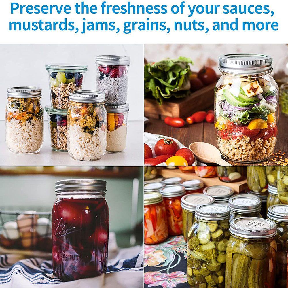 Nút Đóng Kín Lọ Bằng Silicone Thông Dụng Cho Mason Jars