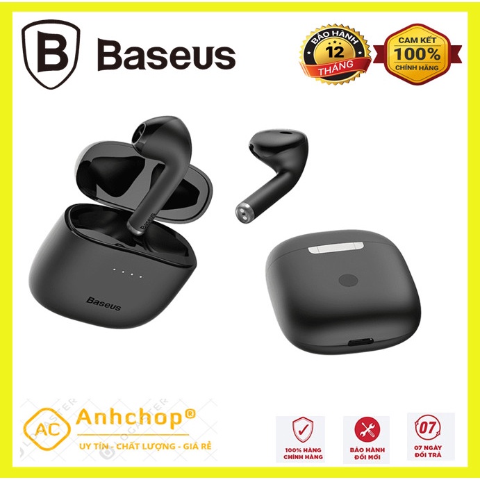 Tai nghe không dây Baseus Encok True Wireless Earphones W04/ W04 Pro (TWS, Wireless charger, Earbuds Mini )