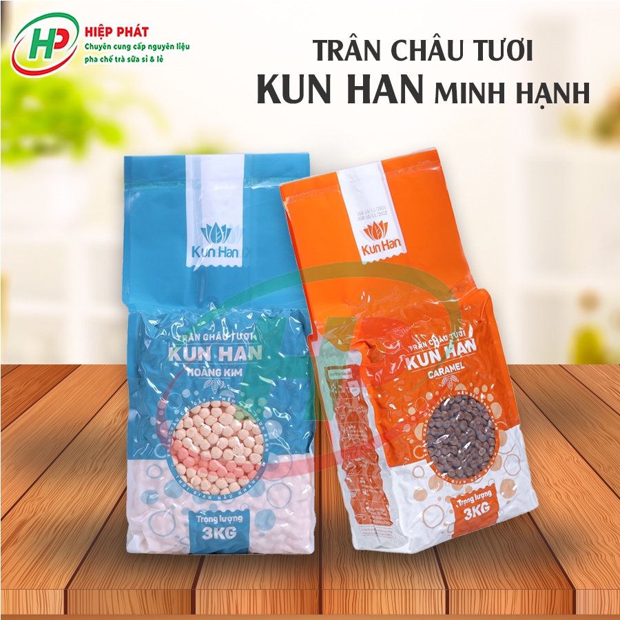 Trân châu tươi KUN HAN hoàng kim MINH HẠNH - [GIÁ SỈ TỐT NHẤT] - 3kg - SP010514 - Nguyên liệu pha chế trà sữa HIỆP PHÁT
