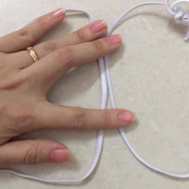 10m thun may khẩu trang,chun may khẩu trang , chun dùng trong may mặc 2,5mm tức 2,5ly