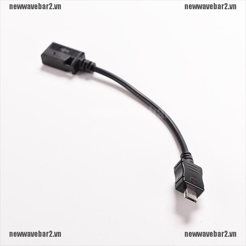 {new2} Micro USB male to Mini USB female Data Sync Charge Adapter Cable{wave}