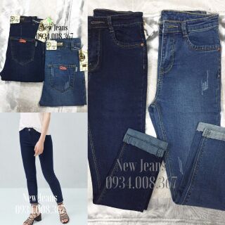 Quần jeans 2 da lửng