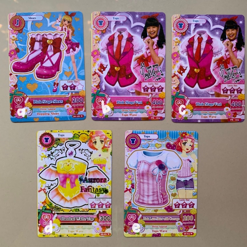 Loại Thẻ Dễ Thương Giả Aikatsu