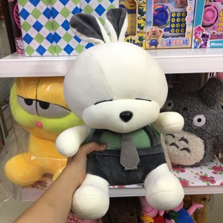 Thỏ híp mặc yếm lông mềm siêu cute 😍😍😍 (size 30cm và 45cm ạ)