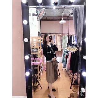 Chân váy bầu MAMADRESS xếp ly đẹp cho các mẹ bầu giá rẻ chất siêu mát