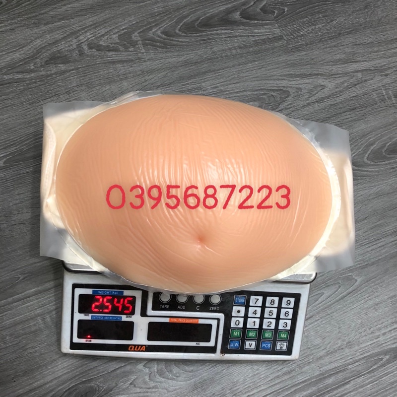 Bụng bầu giả 2500g  có ảnh thật