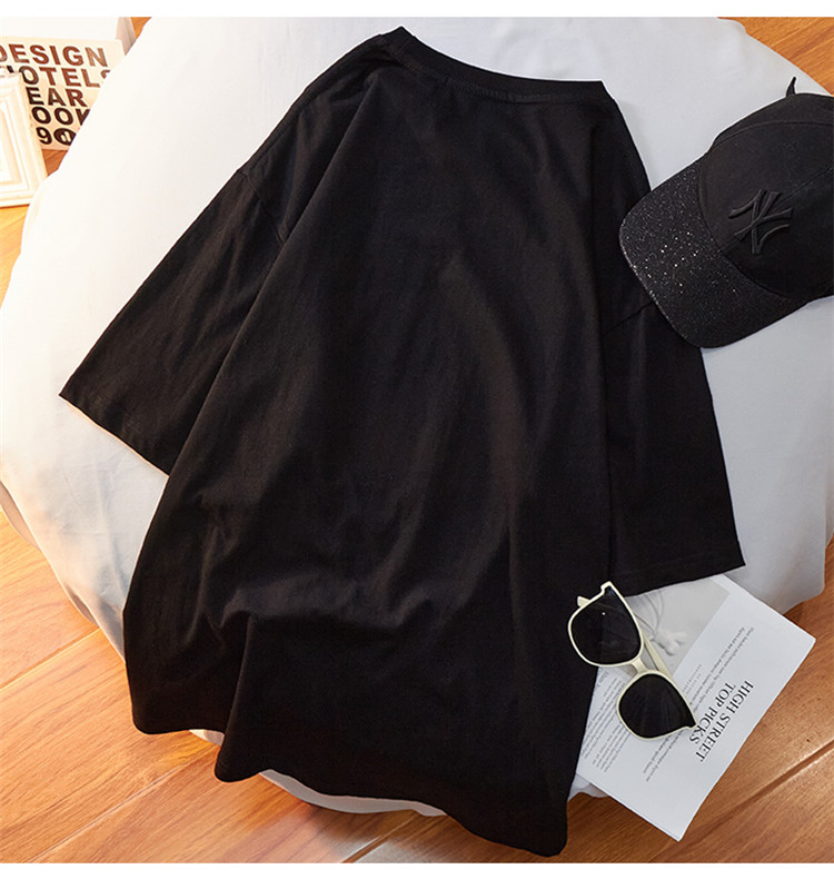 NRVP Áo Thun Nữ Tay Ngắn Dáng Rộng Thời Trang Mùa Hè 2021