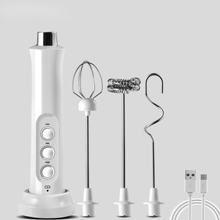 Máy Đánh Bọt Sữa Cầm Tay 3 Trong 1 Tốc Độ Cao Tiện Dụng