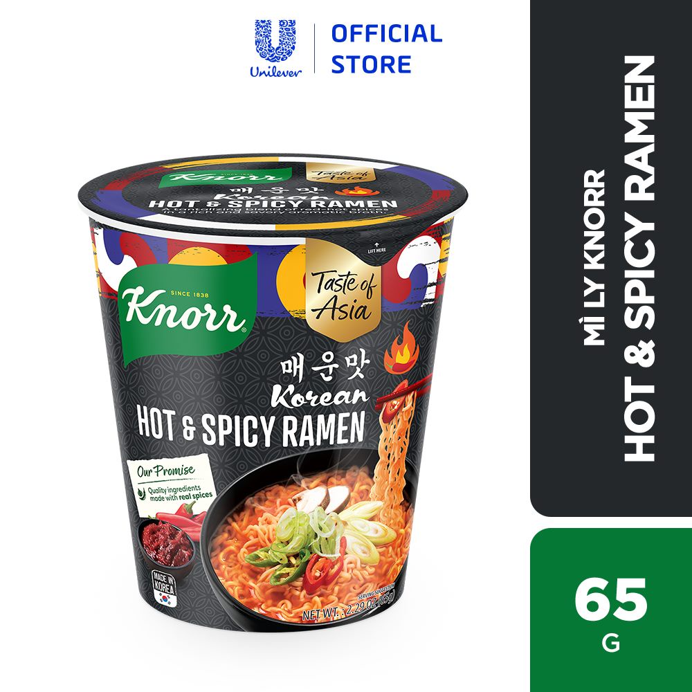 [Gift] Mì ly Hàn Quốc hiệu Knorr 65g (vị cay nóng) 65g | BigBuy360 - bigbuy360.vn