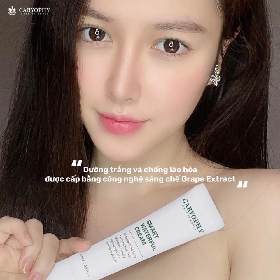 [HÀNG CHÍNH HÃNG] Kem Dưỡng Ẩm, Làm Dịu Và Phục Hồi Da Chuyên Sâu Caryophy Smart Waterful Cream 40ml