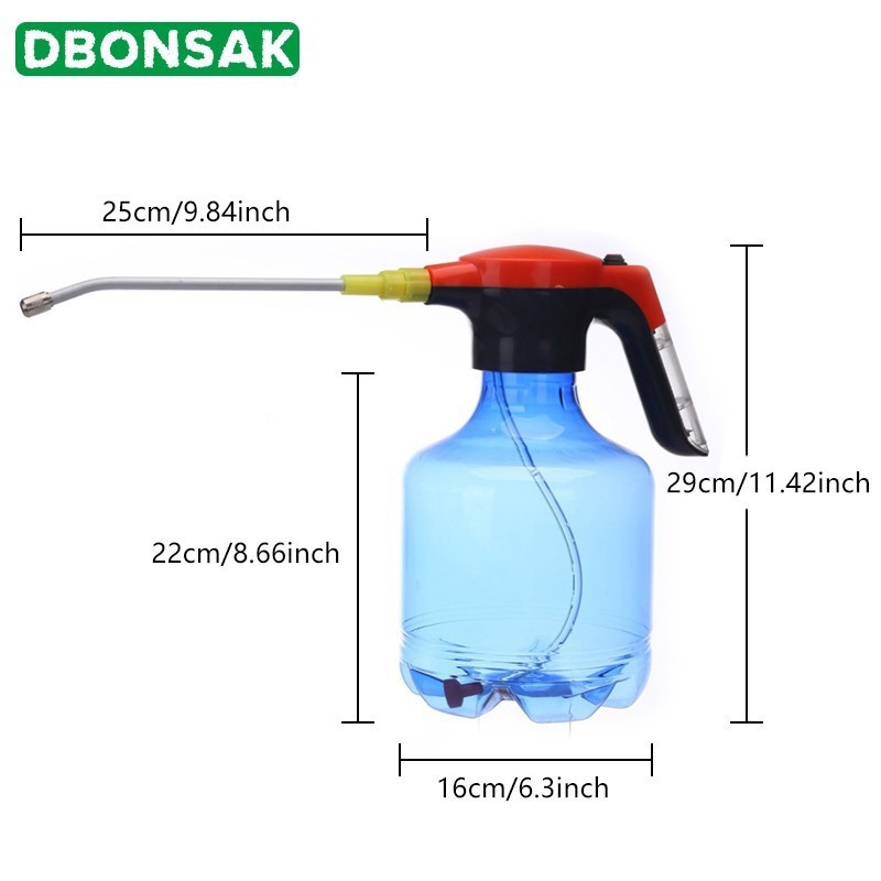 Bình xịt nước tưới cây phun sương đa năng (3 lít) sạc điện Pin lithium 3L NANYE