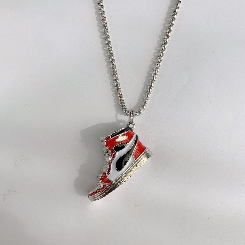 Dây Chuyền Nam Nữ Unisex Giày Nike Jordan Chains Hip Hop Merin Accesories Sneaker Chất Liệu Titan- Nike Jordan Chain