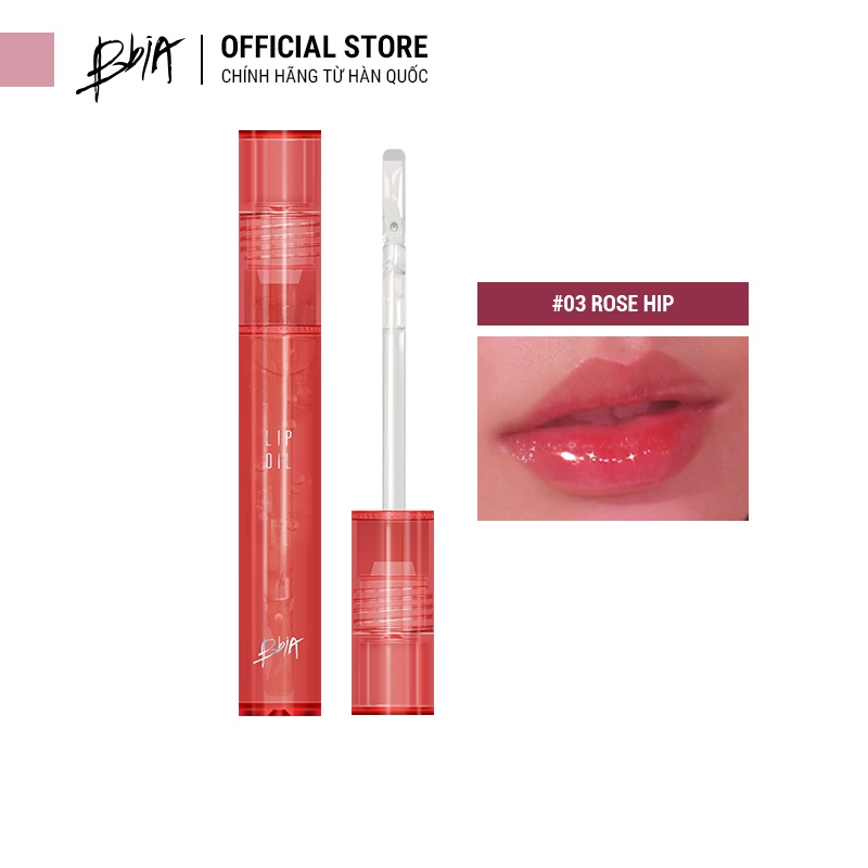 Son Bóng Trong Suốt Bbia Lip Oil (3 mùi) 4.5g - Bbia Official Store