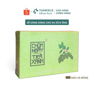 Xà Bông Thiên Nhiên Chùm Ngây Trà Xanh Sinh Giảm Mụn Nhọt, Mẩn Ngứa 100gr