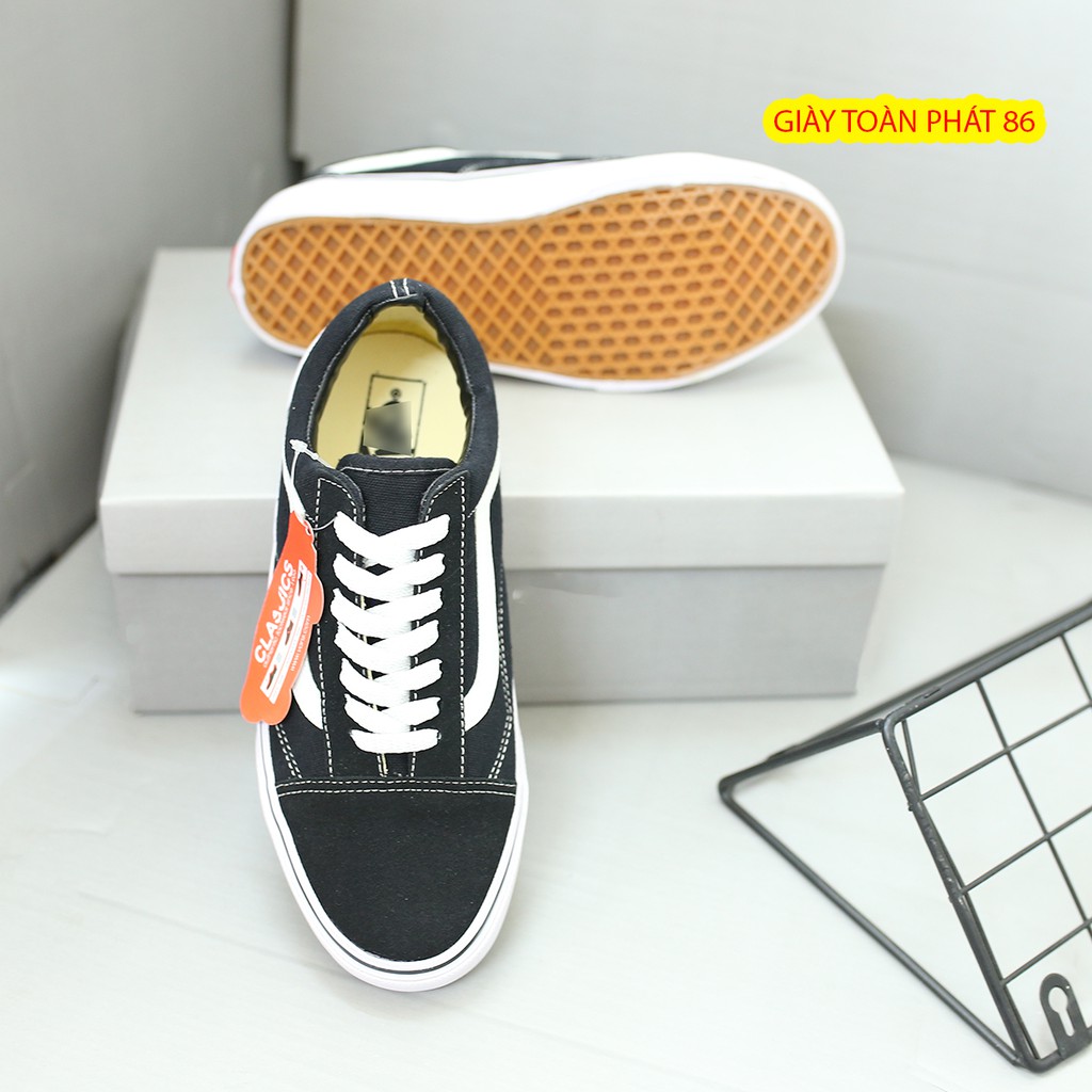 [Mã FAGREEN245 giảm 10% tối đa 30k đơn từ 99k] [ Bảo Hành 12 Tháng] Giày Thể Thao nam nữ Style 36 Đen- Caro | BigBuy360 - bigbuy360.vn