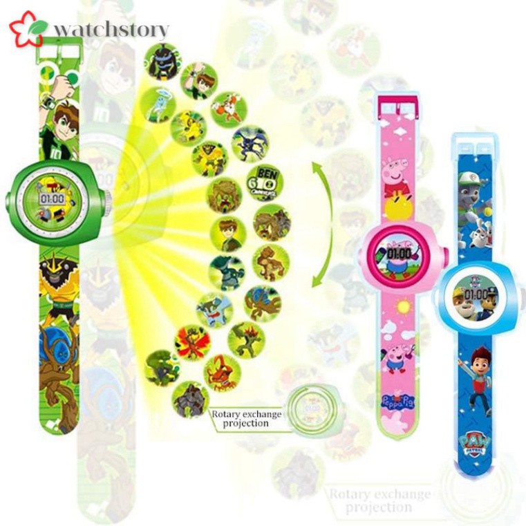 Paw Patrol Đồng Hồ Điện Tử Chiếu Hình Chú Chó Cứu Hộ Cho Bé | BigBuy360 - bigbuy360.vn
