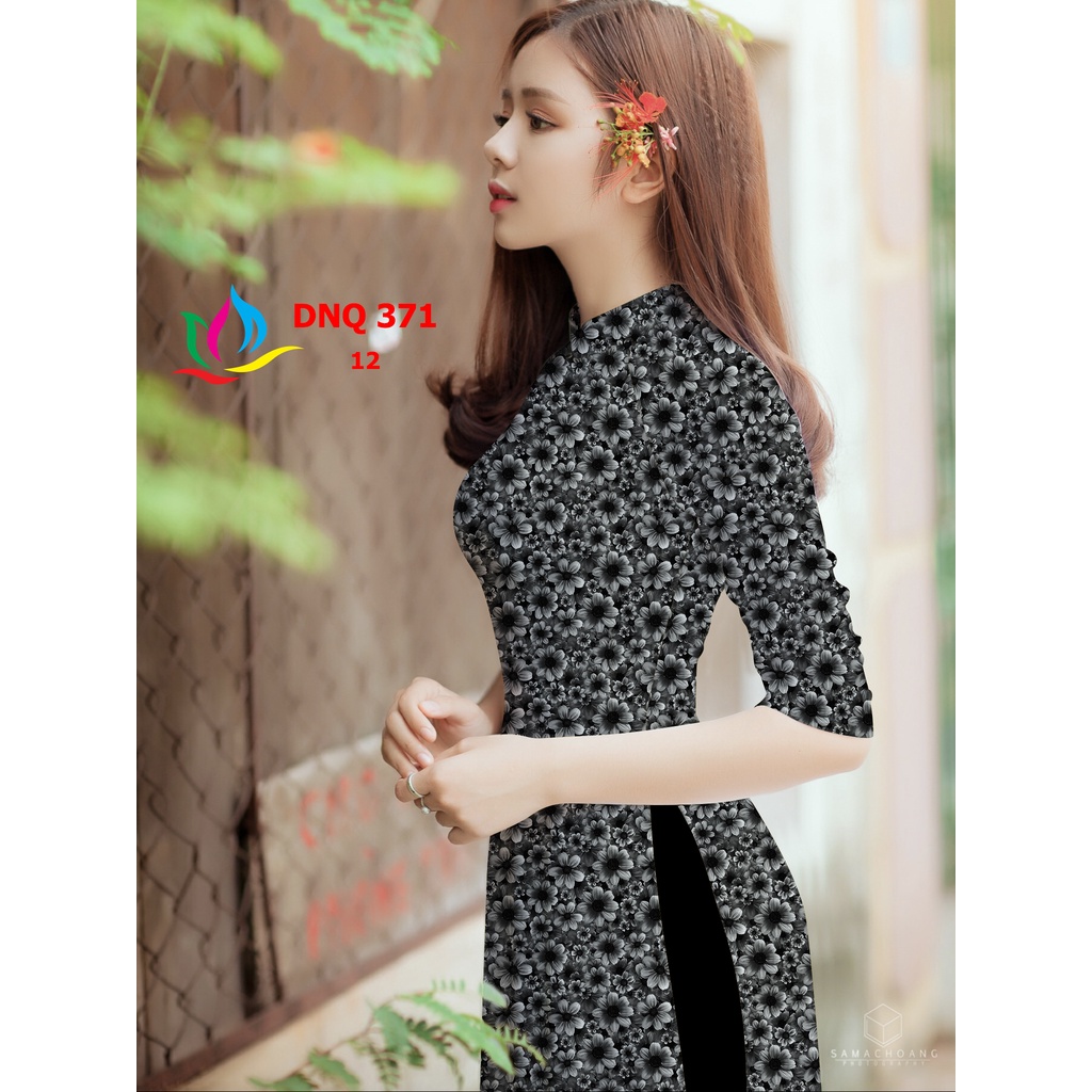 VẢI ÁO DÀI HOA NHÍ