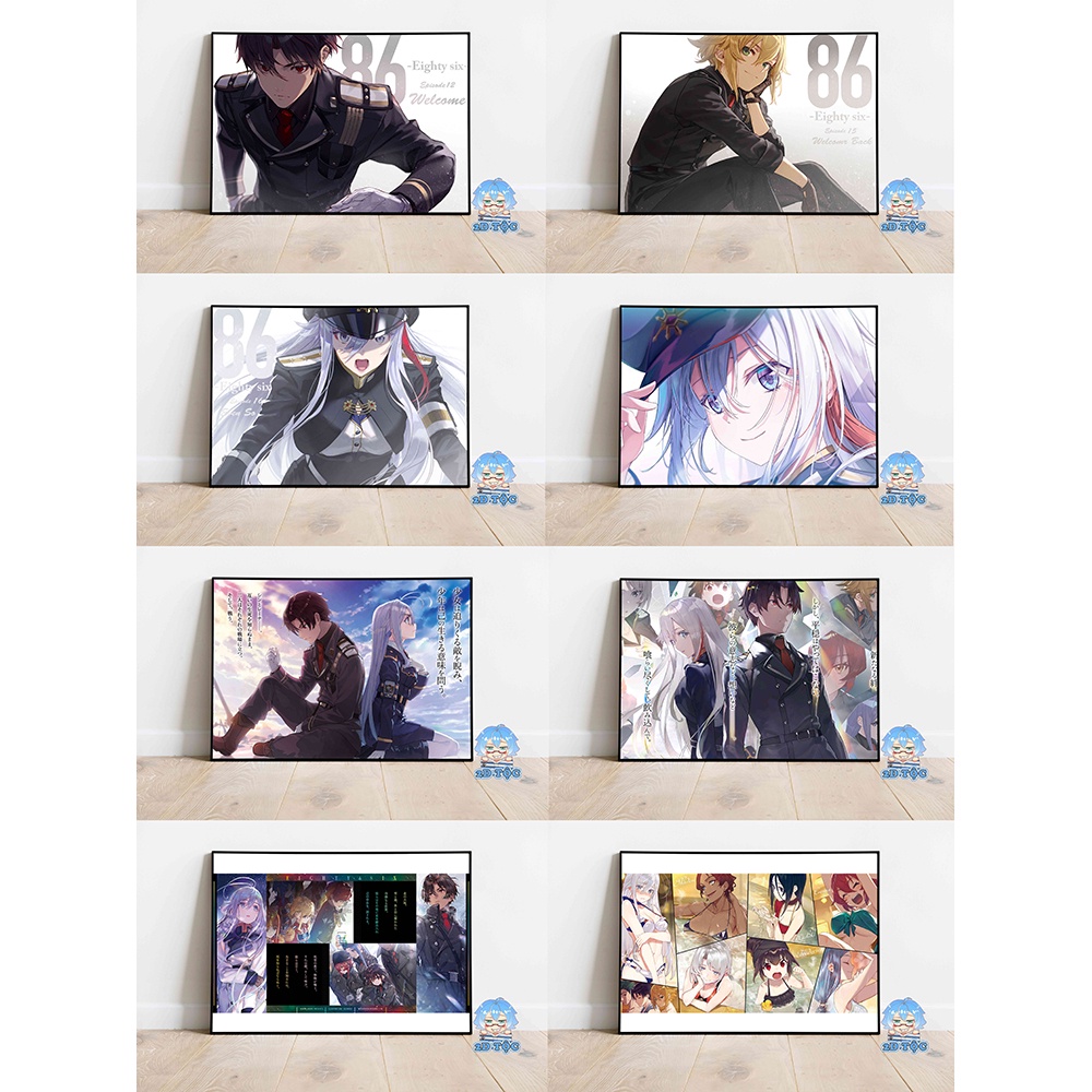 TRANH POSTER A3 DÁN TƯỜNG ANIME MANGA 86 EIGHTY SIX (15) - 2D TỘC SHOP