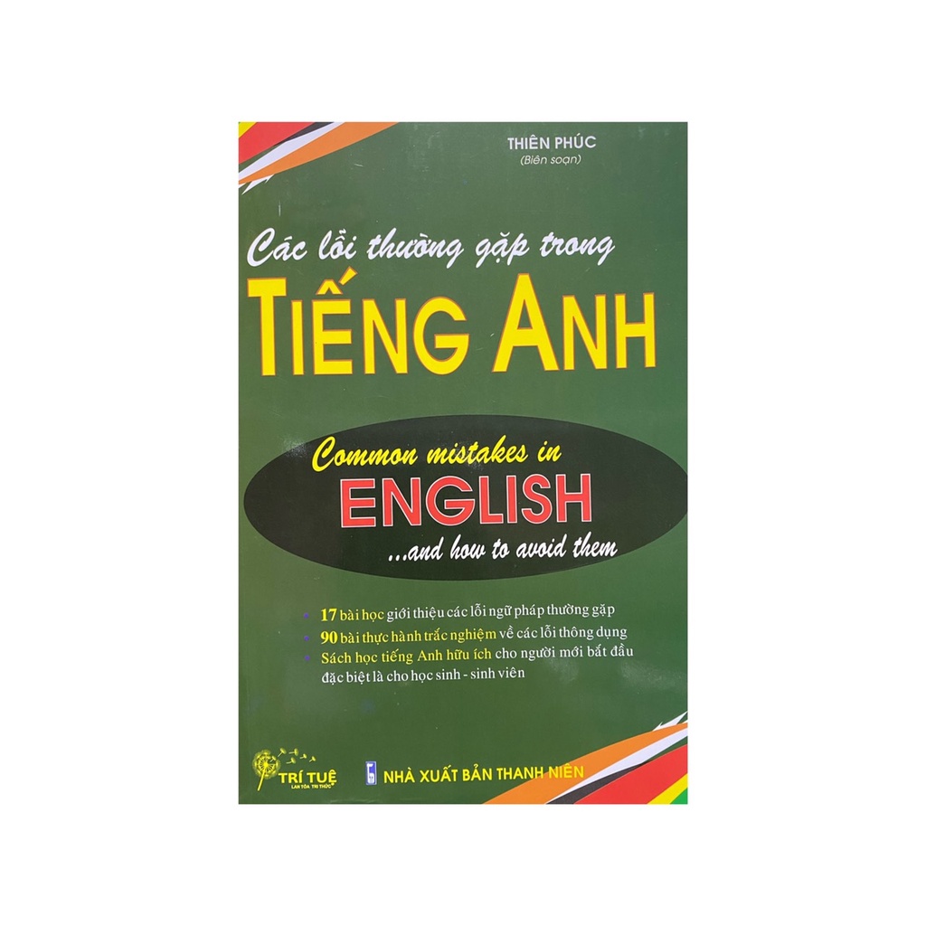 Sách - Các lỗi thường gặp trong Tiếng Anh ( MTV Trí Tuệ )