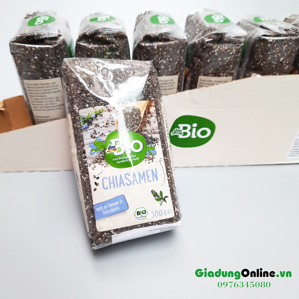 [Hàng Đức] Hạt Chia BIO DM 300g Tiêu Chuẩn Châu Âu Nhập Khẩu Đức