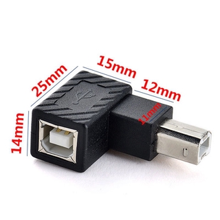 Đầu Chuyển Đổi Usb 2.0 Type B 90 Độ