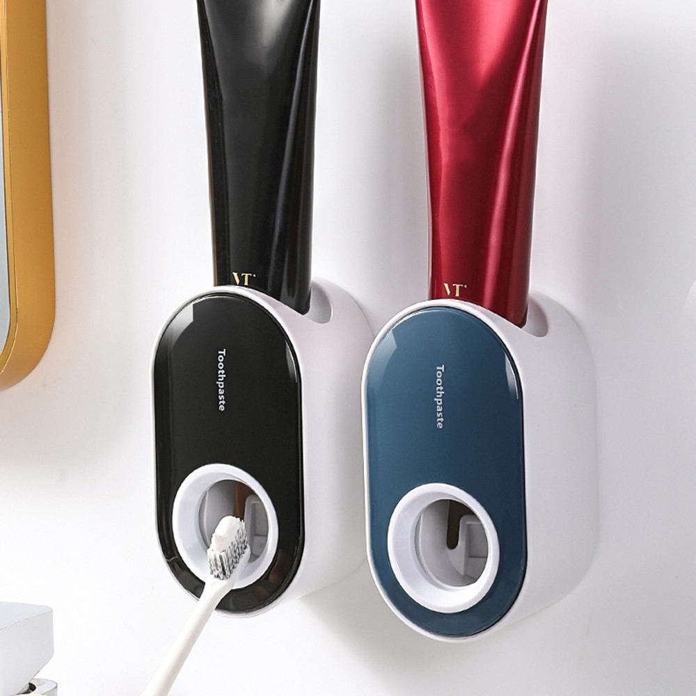 Dụng Cụ Lấy Kem Đánh Răng Gắn Tường Chống Thấm Nước Tự Dính Tiện Dụng