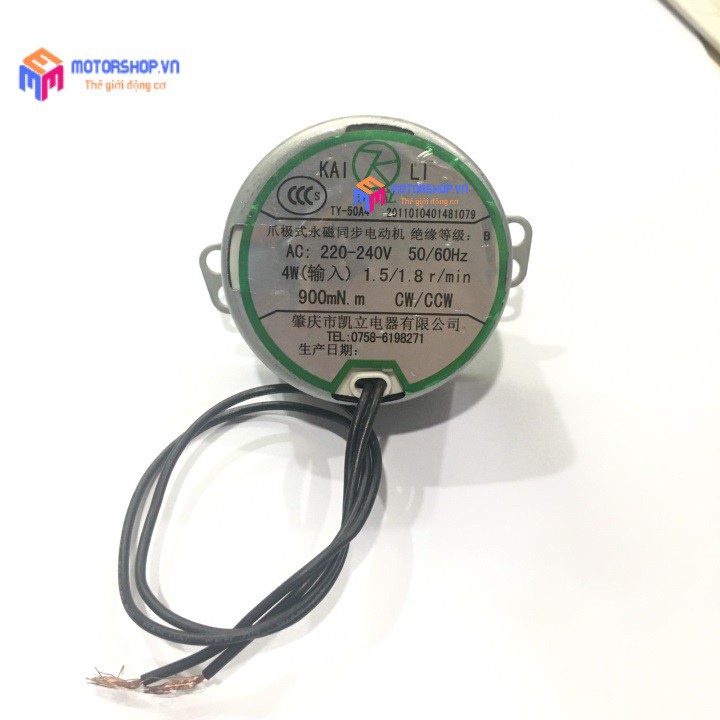MTS Mổ tơ chuyển hướng quạt hơi nước 220V AC 4W- Động cơ tuốc năng quạt
