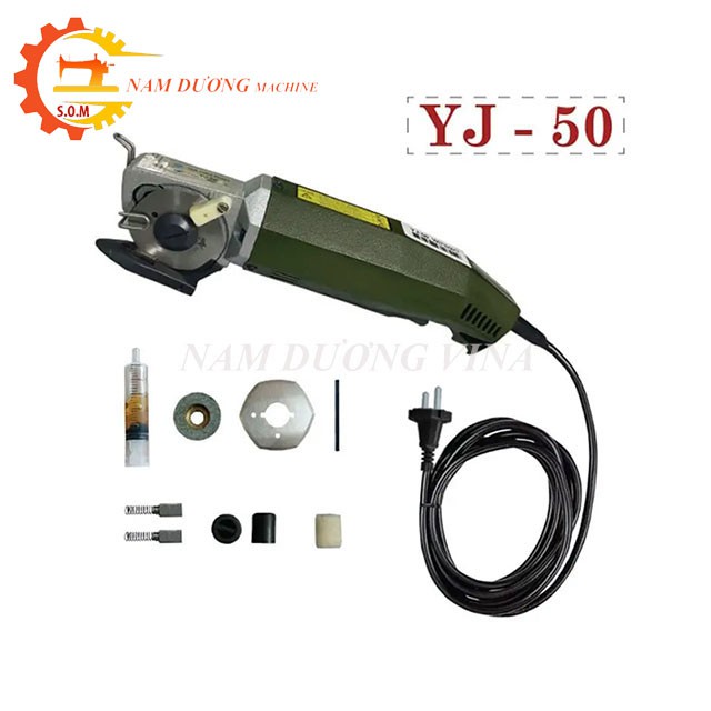 Máy cắt vải cầm tay mini yj 50