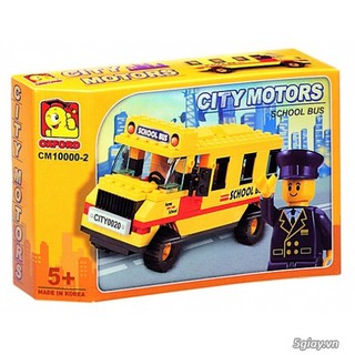 Lắp Ráp Xe, Lắp Ráp Mô Hình Xe School Bus