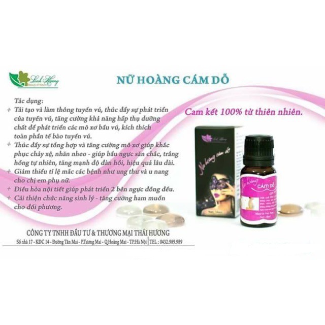 Tinh chất nở ngực Linh Hương 10ml