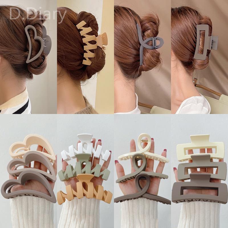 Kẹp tóc càng cua cỡ lớn phong cách Hàn Quốc thanh lịch