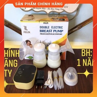 Máy hút sữa điện đôi felix chính hãng - 3 chức năng: massage, massage và hút, hút sâu 9 cấp độ.