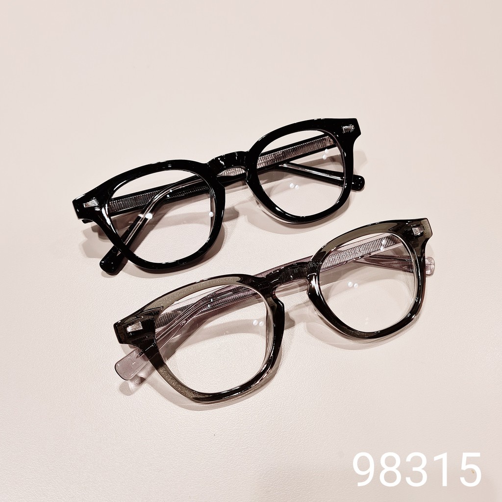 Gọng kính cận nam nữ Lilyeyewear mắt tròn nhựa cao cấp dễ đeo 98315