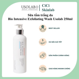 Sữa tắm trắng da Bio Intensive Exfoliating Wash Usolab 250
