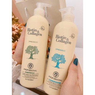 [ CHính hãng] Cặp gội xả biotin trắng 500ML và 1000ML