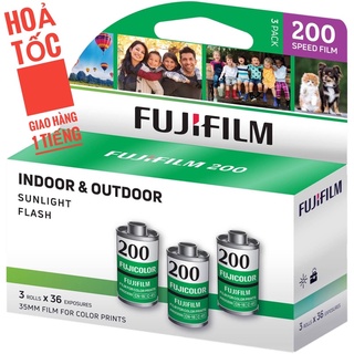 Fuji C200 36 tấm date 2023 loại 1 hộp có 3 cuộn fujifilm ISO 200