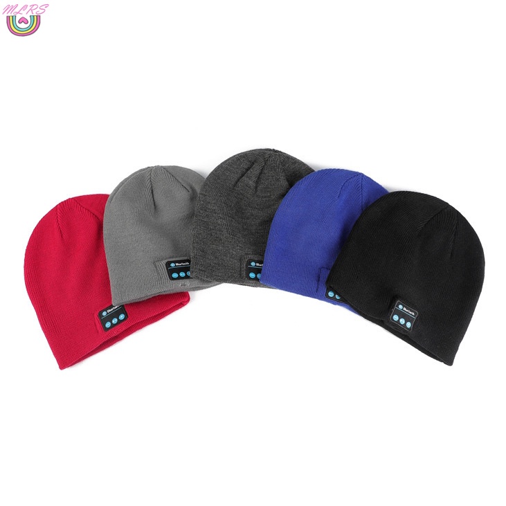 Mũ beanie Trùm Đầu Tích Hợp Tai Nghe Nhạc Bluetooth Thích Hợp Cho Nam Nữ Chạy Bộ/Tập Thể Thao