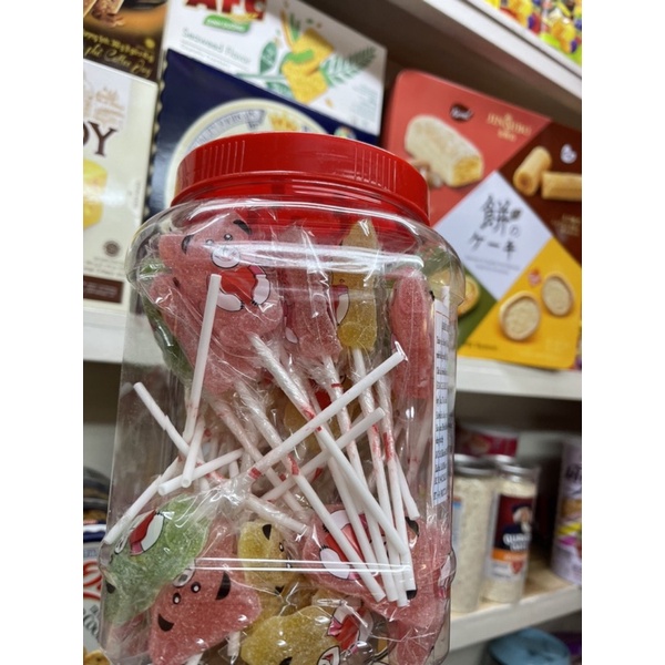 Kẹo dẻo que hình thú hủ 50que