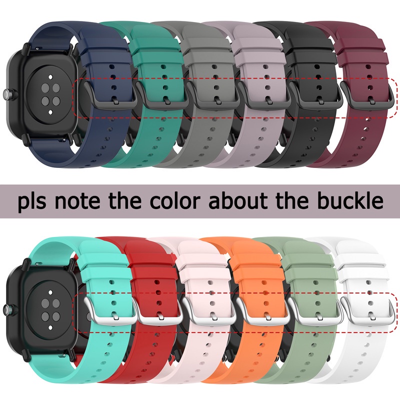 Dây Đeo Silicon Màu Trơn Có Khóa Gài Cho Đồng Hồ Thông Minh garmin venu 2 plus / venu2 plus / garmin Venus 2 plus Ốp