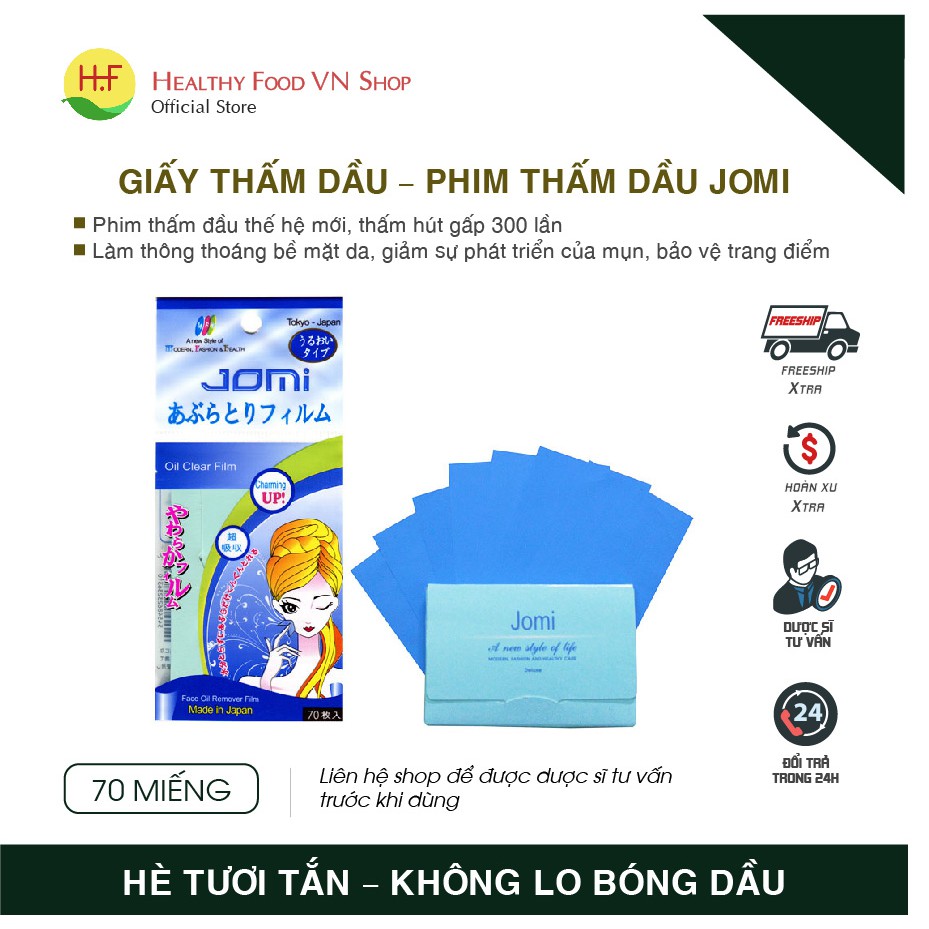 [NHẬT BẢN] PHIM THẤM DẦU JOMI (70 MIẾNG) – LỰA CHỌN CỦA 80% PHỤ NỮ VÀ NGHỆ SĨ NHẬT - HÀN