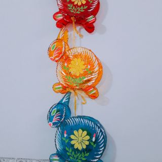 Lồng đèn Trung thu giấy kiếng hình con thỏ