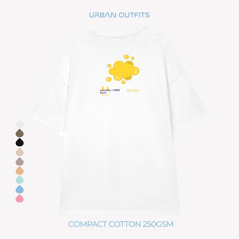 Áo Thun Tay Lỡ Form Rộng URBAN OUTFITS ATO144 Local Brand In Hình ver 2.0 Chất Vải 100% Compact Cotton 250GSM