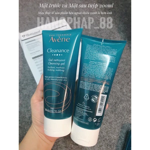 SỮA RỬA MẶT AVENE DÀNH CHO DA DẦU MỤN