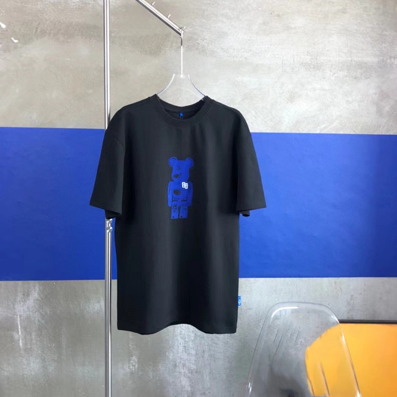 Áo Phông Nam Nữ Unisex tay lỡ form rộng, bộ đồ đôi in hình Gấu Bearbrick, thoáng mát, hot 2022, in hình 5D | BigBuy360 - bigbuy360.vn
