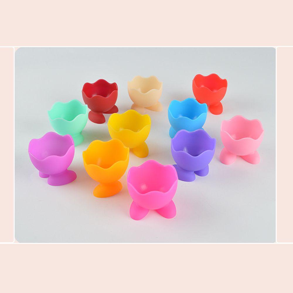 Giá Đỡ Đựng Mút Trang Điểm Bằng Silicon Hình Quả Trứng Chống Bẩn