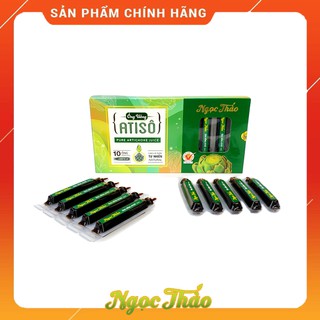 Hộp Cao Nước Atiso lá tươi uống liền Ngọc Thảo - 10 ống 10ml