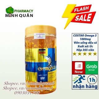 Viên uống dầu cá costar omega 3 1000mg 365 viên _minh quân