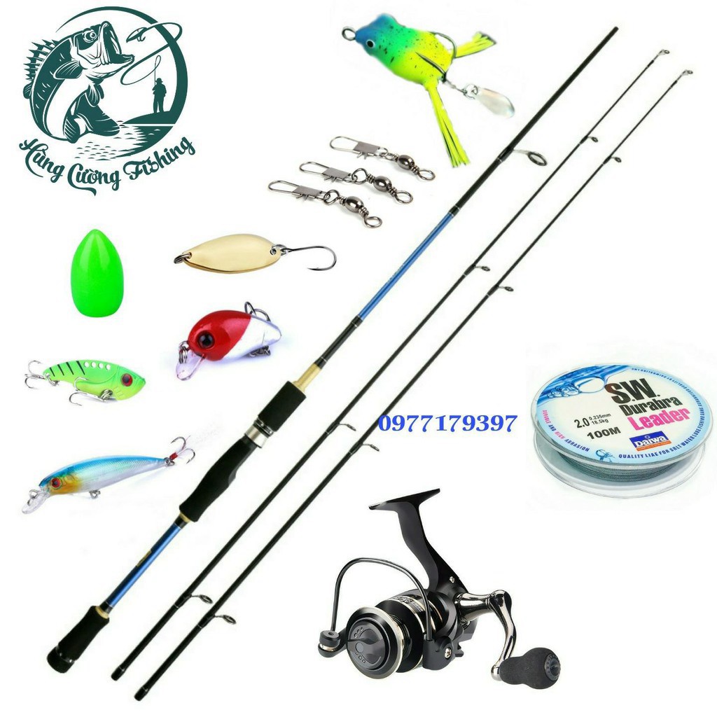 alo Bộ Cần Câu Lure Máy Đứng 2 Ngọn Fishing Of Catch 🔰Hàng Chất Lượng- Gía Siêu Rẻ🔰Bộ Cần Lure Máy Đứng siêu bền chất 