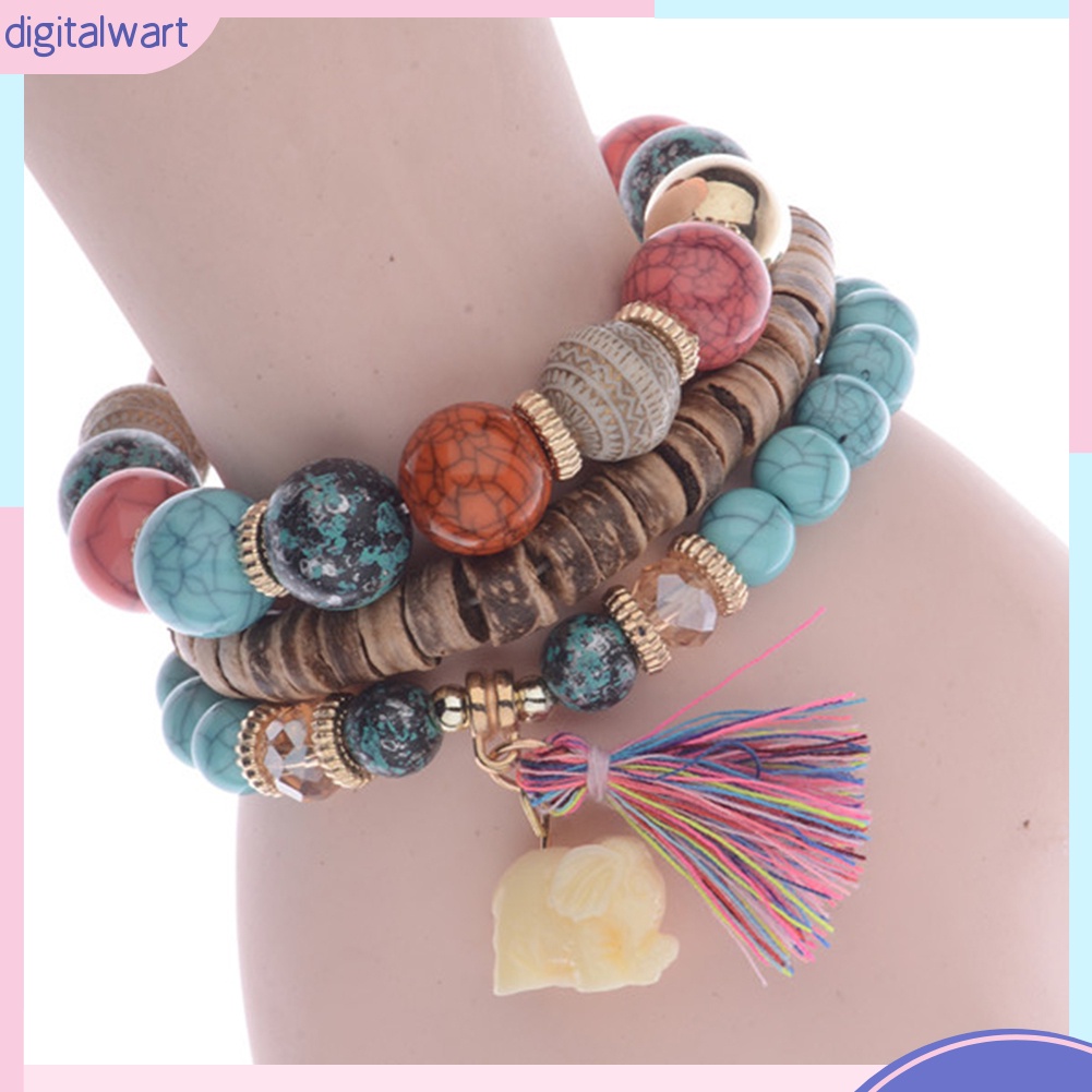 Set 3 vòng tay phong cách Bohemian thanh lịch cho nữ