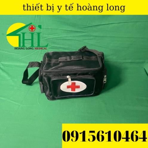 Túi Cứu Thương Màu Đen Cỡ Đại 34x22x24cm - Túi Y Tế
